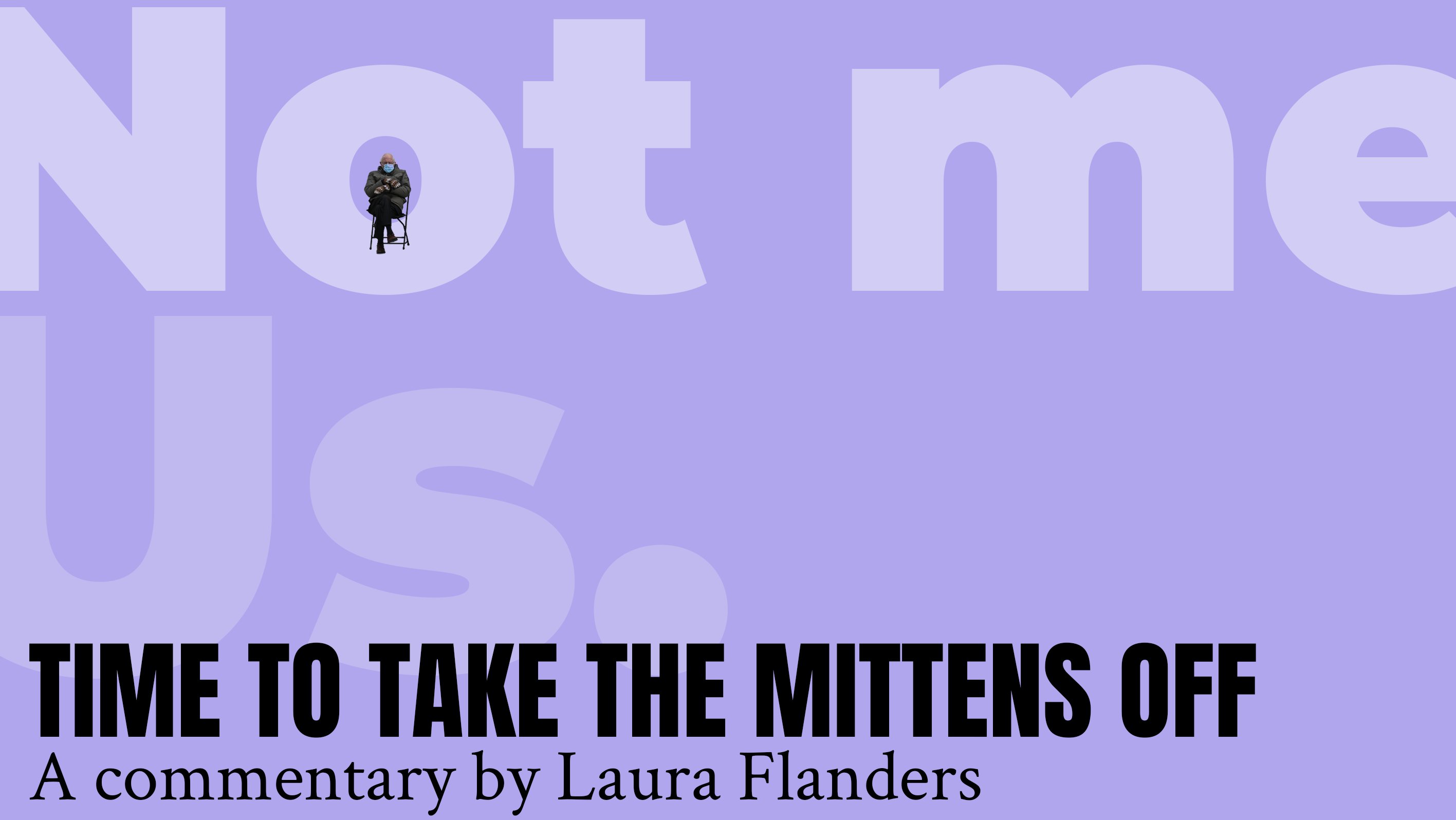 Time to take the mittens off cover